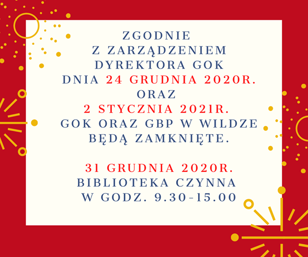Gok nieczynny 2020