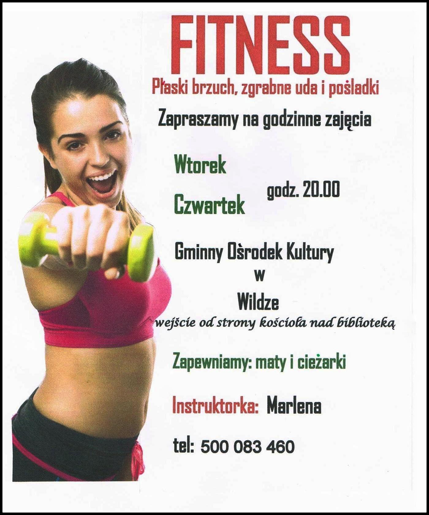 plakat fitness kolor